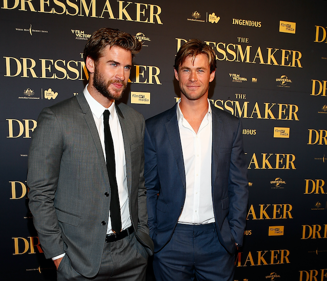 Aussie brothers Chris and Liam Hemsworth both apparently turned down the opportunity to appear in cartoon form. Source: Getty