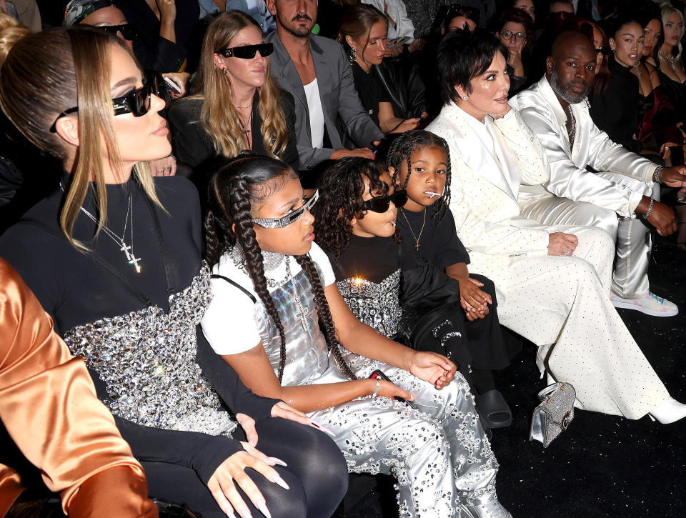 North West at Dolce & Gabbana's Fashion Show