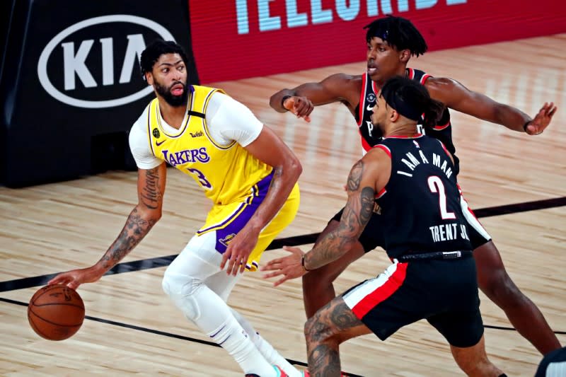 NBA: Playoffs-Portland Trailblazers at Los Angeles Lakers