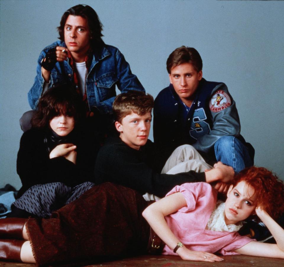 Ally Sheedy, Judd Nelson, Anthony Michael Hall, Emilio Estevez, Molly Ringwald in The Breakfast Club (Rex Features)