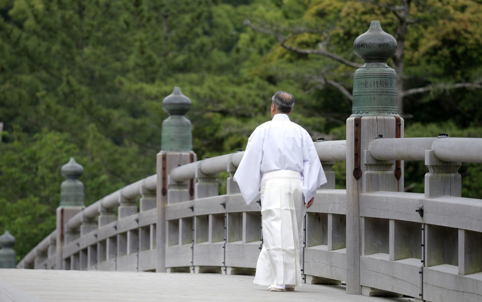 Only Shinto priests and members of the imperial family are permitted to enter Ise Jingu - GETTY