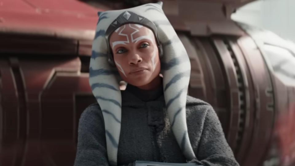 Rosario Dawson as Ahsoka Tano on Ahsoka.