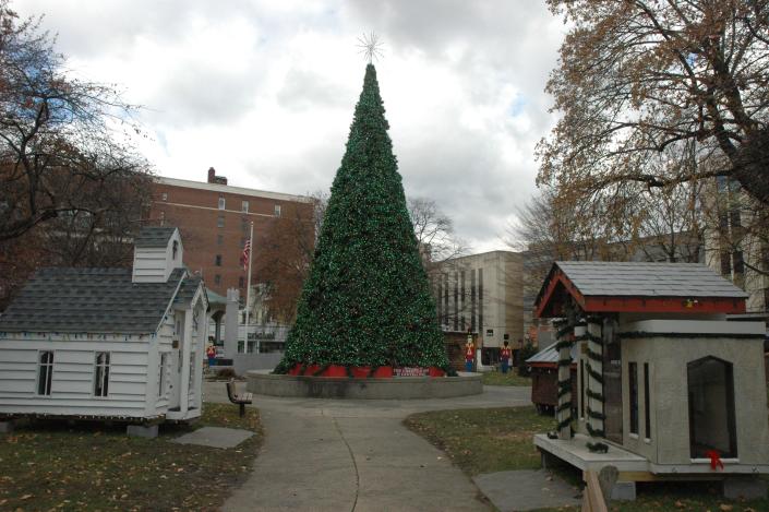 Downtown Johnstown&#39;s animated Christmas tree and village are among the area attractions entertaining visitors this holiday season.