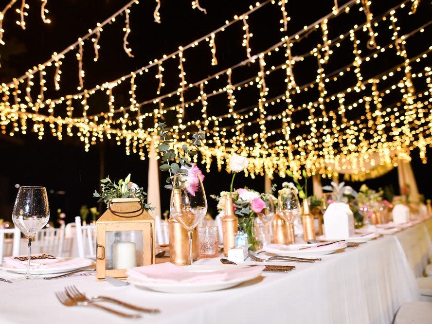 wedding decor decorations lights