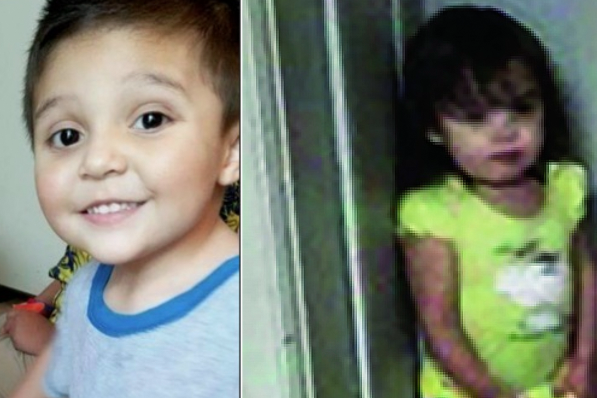 Police are searching for missing children Jesus and Yesenia Dominguez (AP)