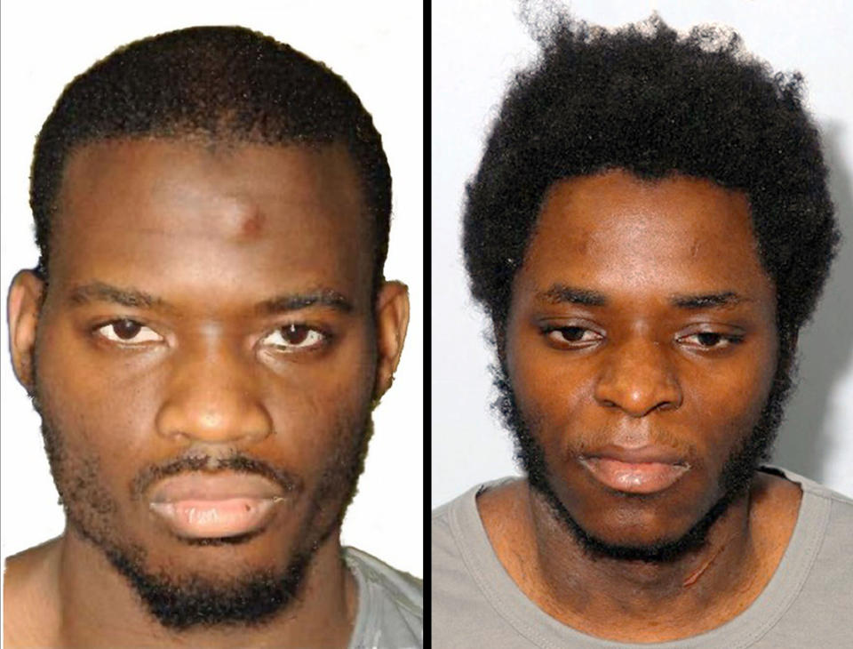 Undated Metropolitan Police handout photo of Michael Adebolajo (left) and Michael Adebowale (right) as more than two months have passed since they were convicted of murdering soldier Lee Rigby.