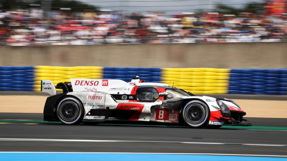 Toyota Gazoo Racing's car No. 8 during the 2023 24 Hours of Le Mans.