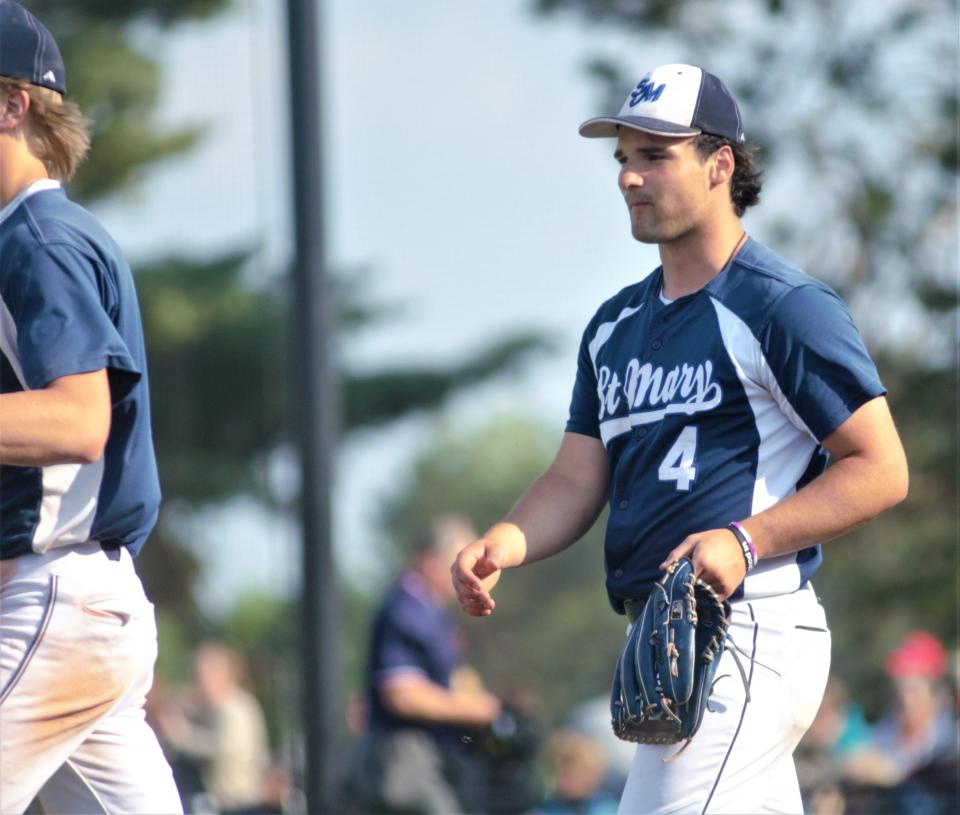 Dillon Croff is one of the area's top returning baseball players after leading GSM to a district title on the mound last season.