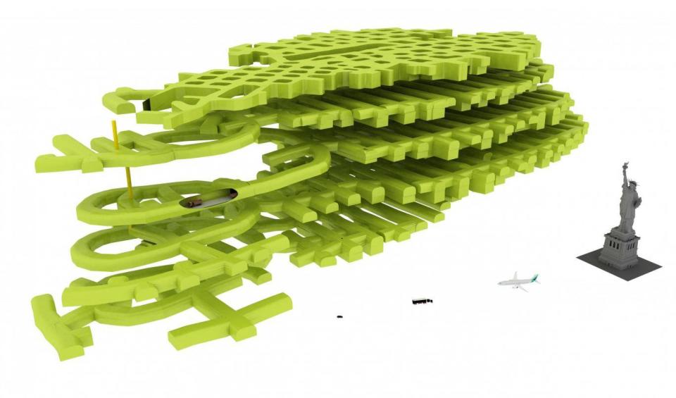 The 20km tunnels are the same length as all the corridors in the Pentagon combined (Lefdal Mine Datacentre)