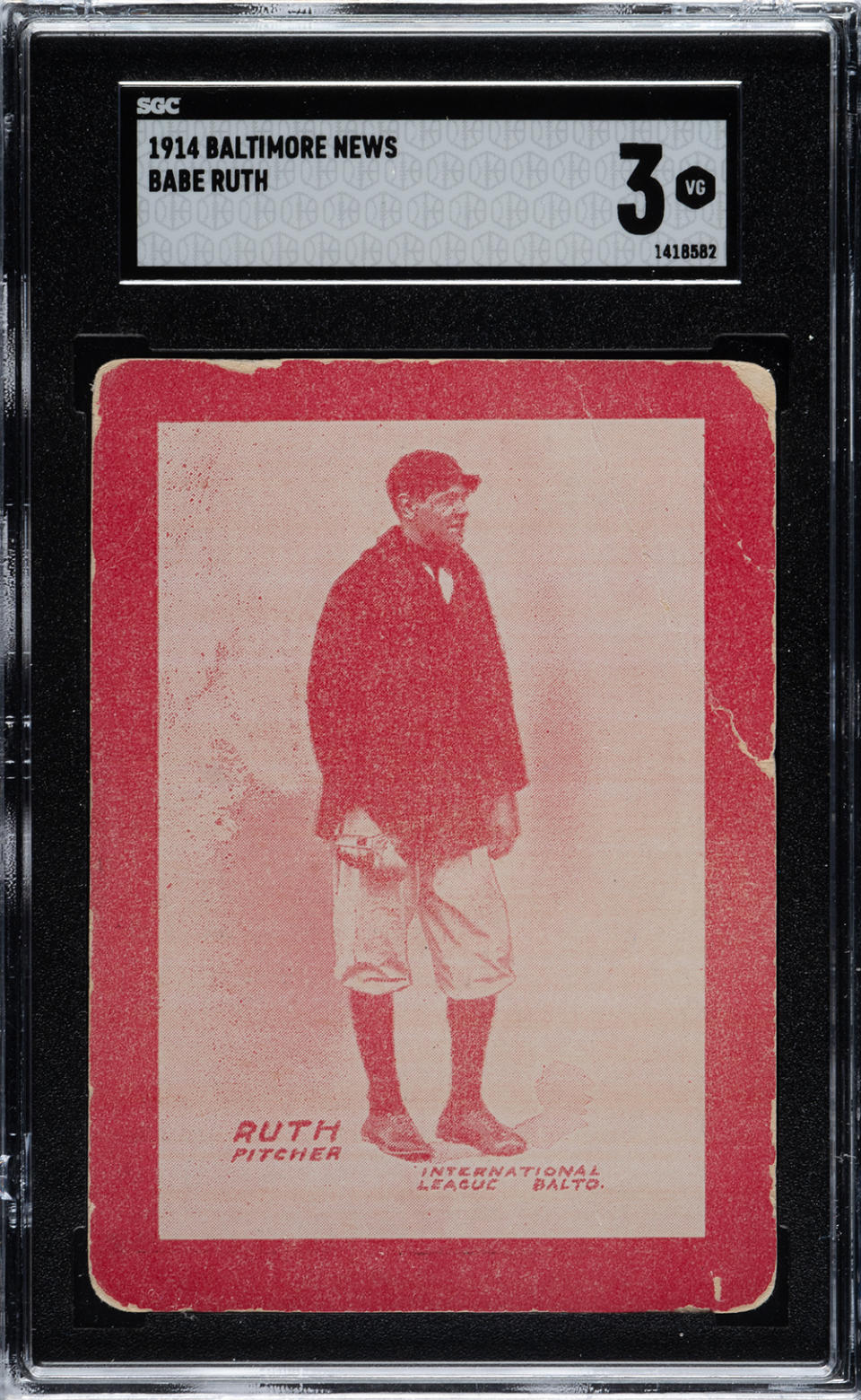 The Babe Ruth rookie card