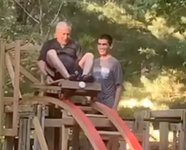 College student uses lockdown to build a roller coaster in his