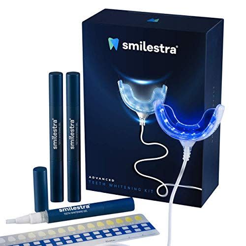 4) Smilestra Teeth Whitening Kit with LED Light