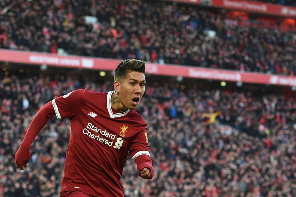 Roberto Firmino, delantero fundamental en el Liverpool de Jurgen Klopp (Foto: AFP Photo/Oli SCARFF )