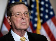 <p>Representing New Mexico for over 35 years, Domenici was a Senate power broker. He died on Sept. 13 at age 85. (Photo: Mandel Ngan/AFP/Getty Images) </p>