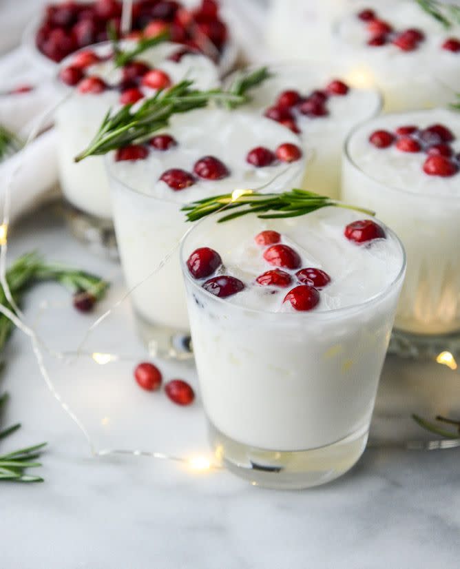 White Christmas Margarita Punch