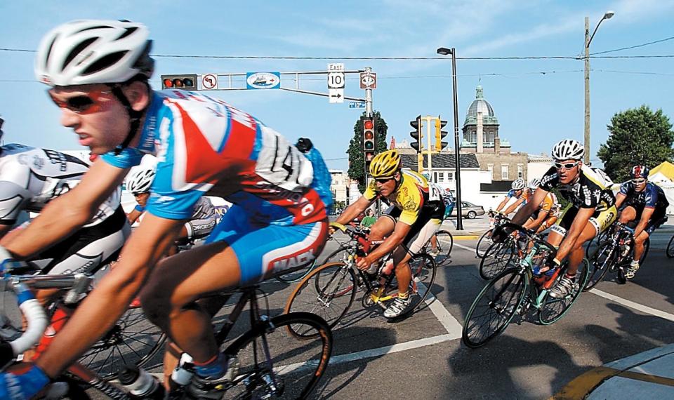 Maritime Bay Classic bike race in downtown Manitowoc.