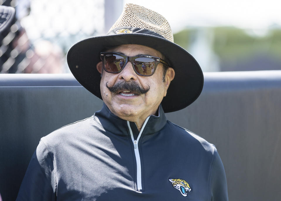 Jacksonville Jaguars team owner Shad Khan said head coach Urban Meyer will have to 