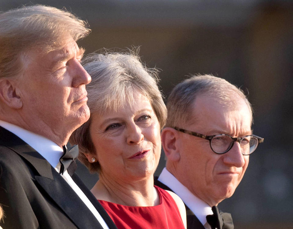 <em>Visit – Mr Trump was due to see Theresa May at Chequers on Friday after having dinner with her at Blenheim Palace (Picture: PA)</em>
