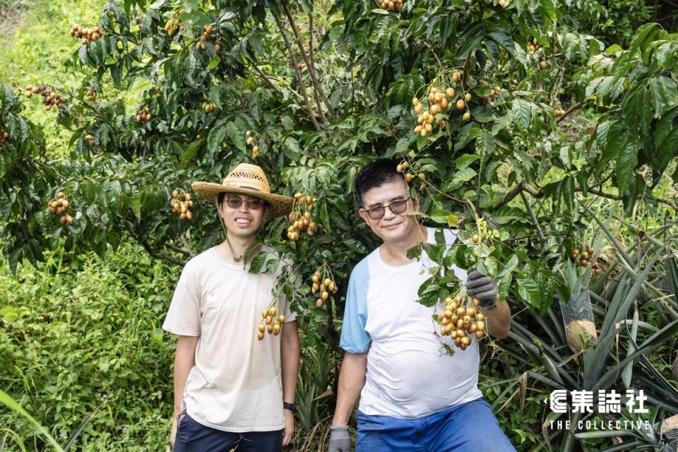 何氏果園負責人Danny （右）和「好老土」創辦人龍子維（阿龍），一同參與了梅窩的「社區營造」，推動復耕、農產品營銷，及傳承農業。