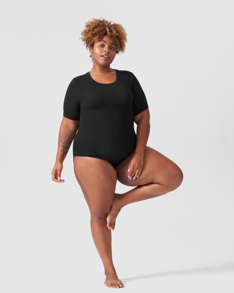 Foundation Short Sleeve Crewneck Bodysuit (Photo via Universal Standard)