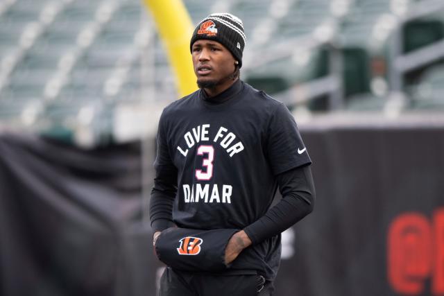 Bills' Damar Hamlin reunites with Bengals' Tee Higgins on off-road