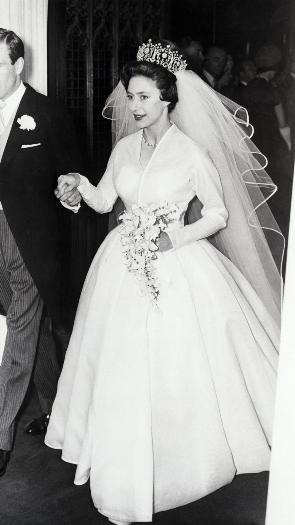 Princess Margaret's wedding look, 1960