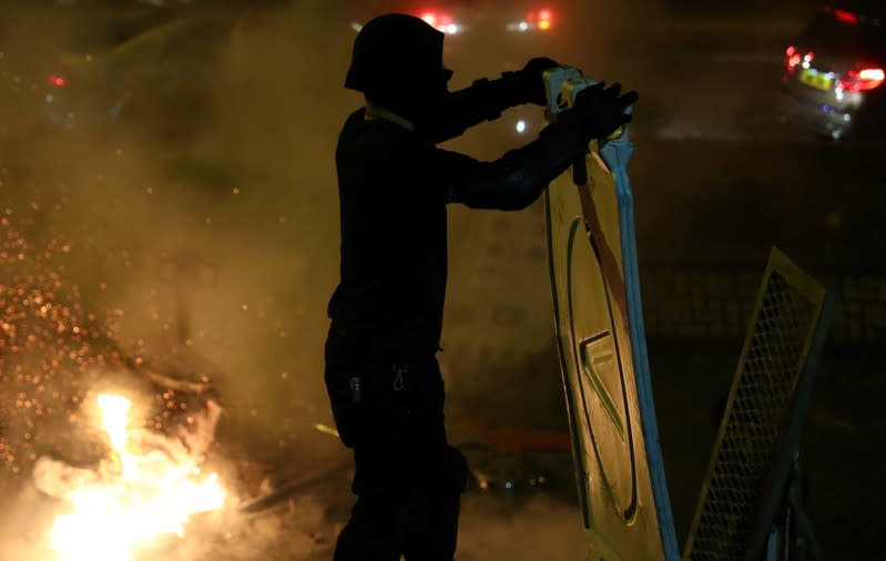 Protesters occupy Chinese University in Hong Kong