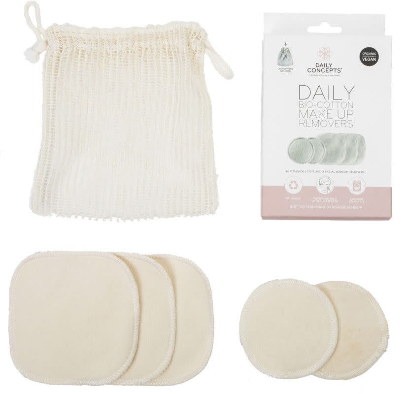 2) Daily Concepts Daily Bio-Cotton Makeup Removers