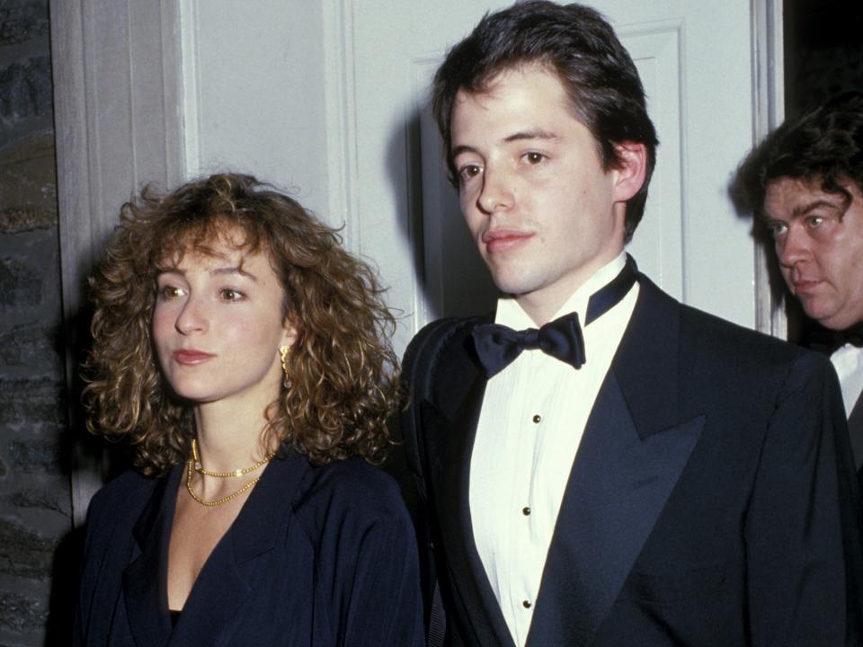 Jennifer Grey and Matthew Broderick