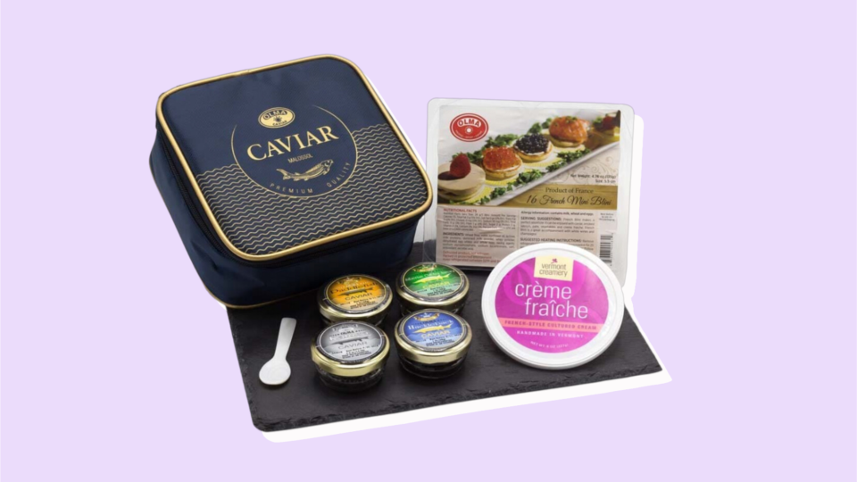 Foodie gifts for Mother's Day: A tasting menu of caviar