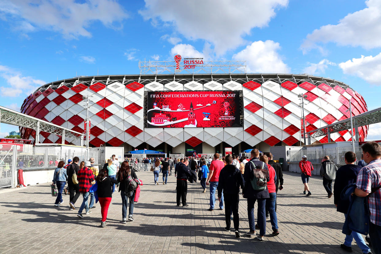 The Confederations Cup went off without major incident. Will Russia’s lax drug policies tarnish this summer’s World Cup? (Getty)