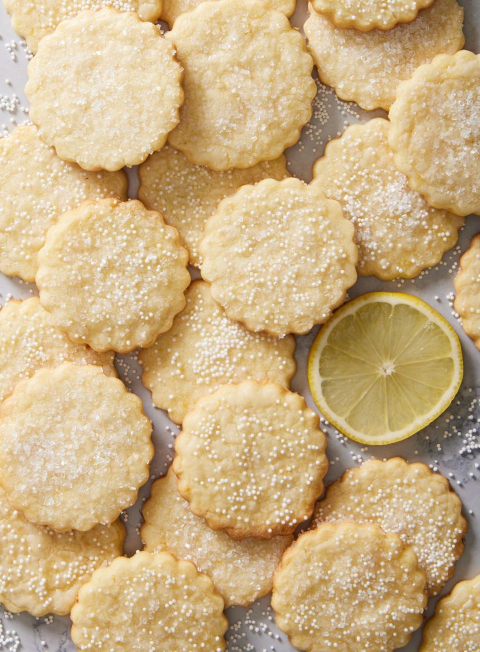 Lemon Shortbread Cookies