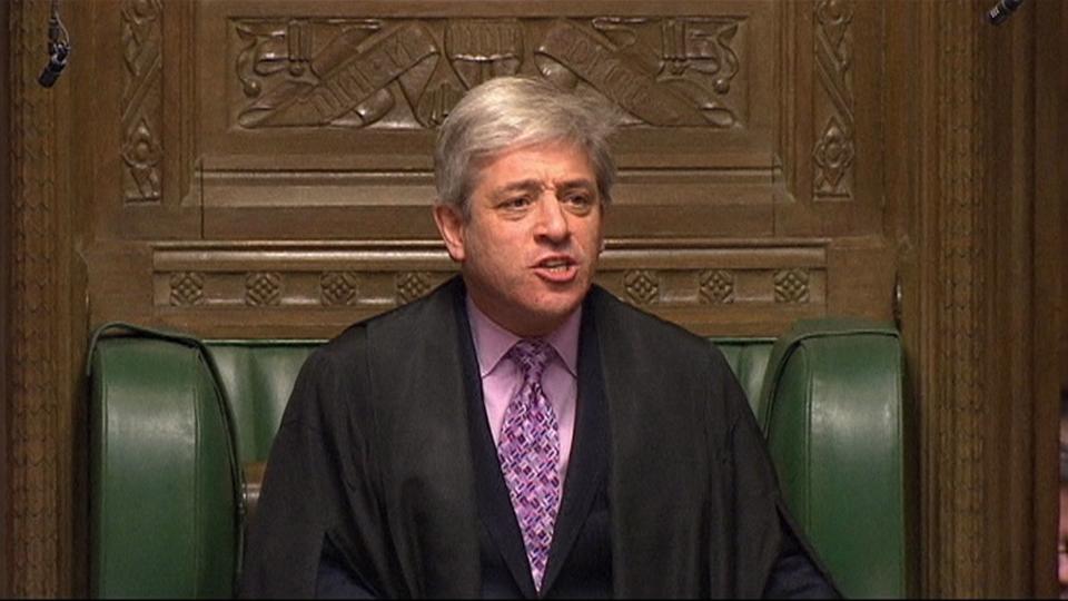 John Bercow says the government cannot bring the exact same motion twice and the convention dates back to the year 1604.