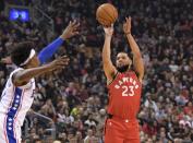 NBA: Philadelphia 76ers at Toronto Raptors