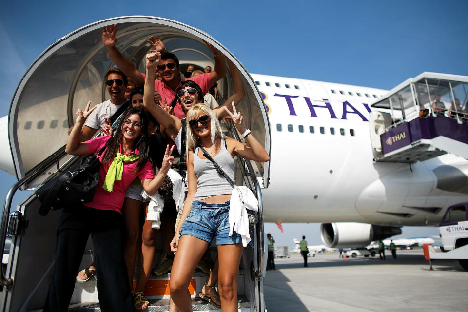 Ranked eighth in the unsafe list is Thai Airways. Overall, it is ranked 53rd. (Photo by Chumsak Kanoknan/Getty Images)