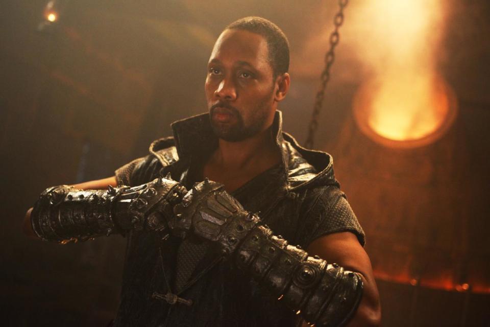 This image released by Universal Pictures shows actor-director RZA in a scene from "The Man With the Iron Fists." (AP Photo/Universal Pictures)
