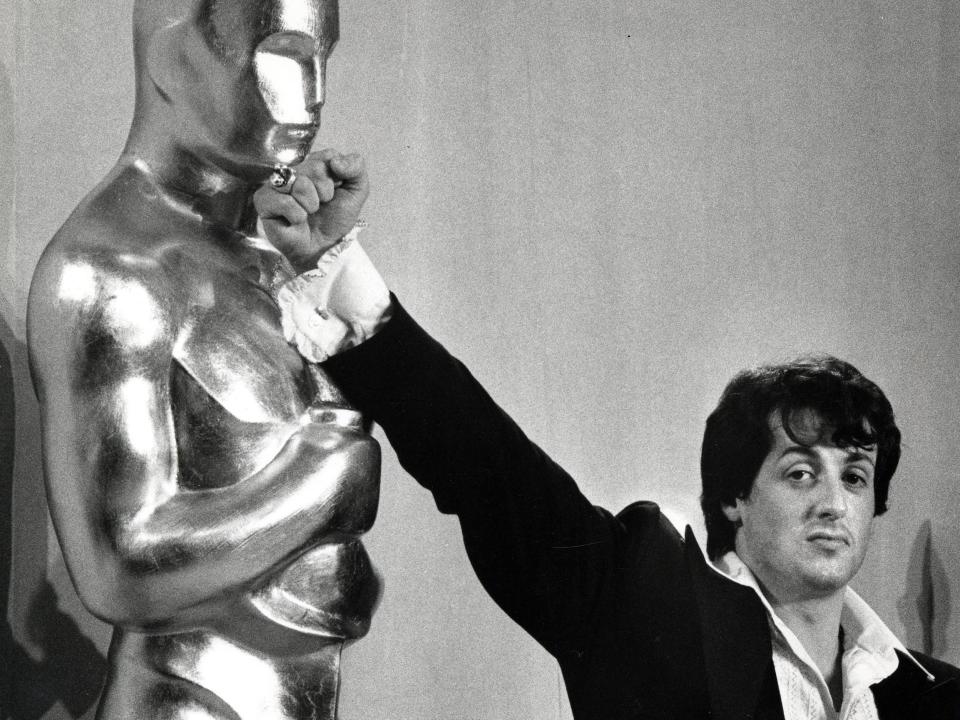 sylvester stallone oscars 1977