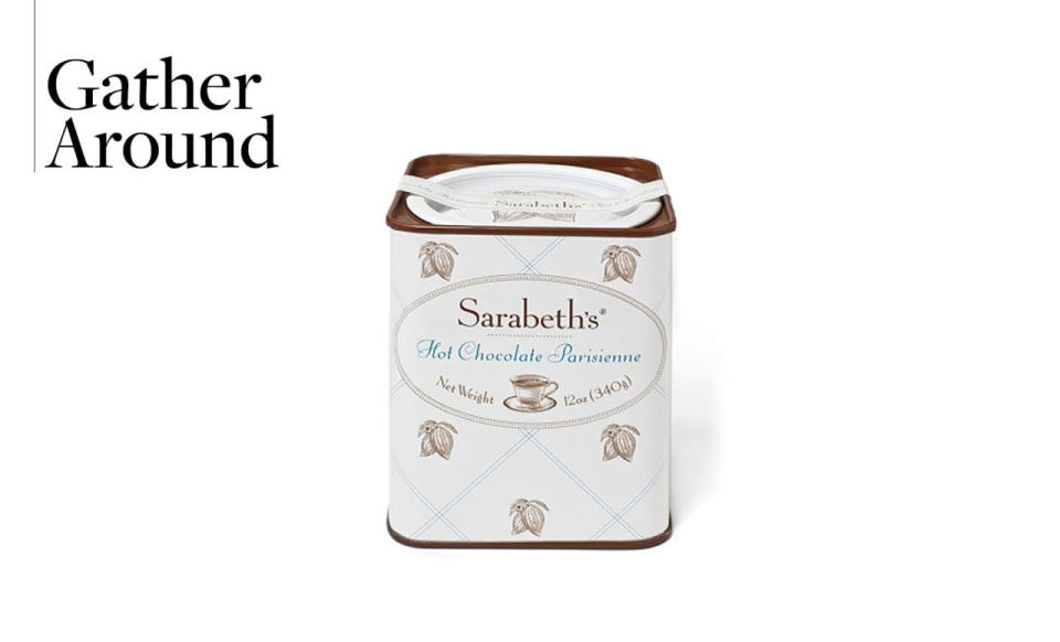  Sarabeth’s Hot Chocolate Parisienne Tin; $15.50          