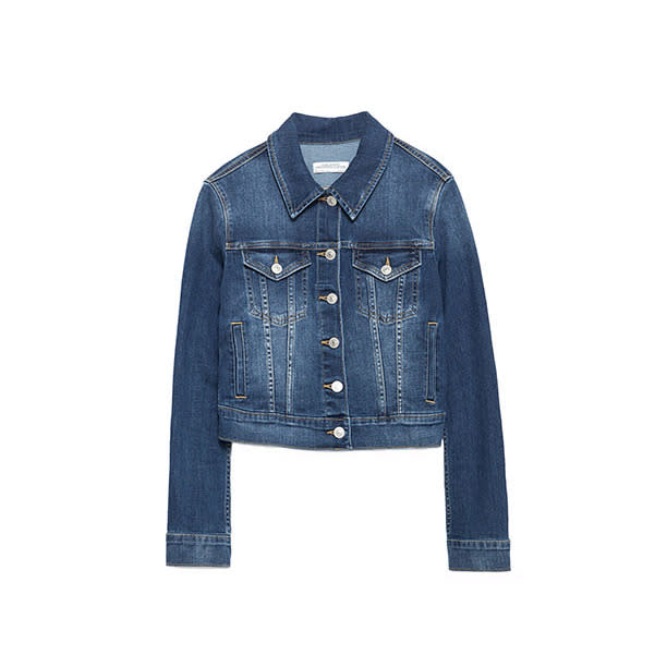 Zara Denim Jacket, $69.90, zara.com