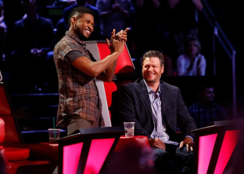 the voice blake shelton usher