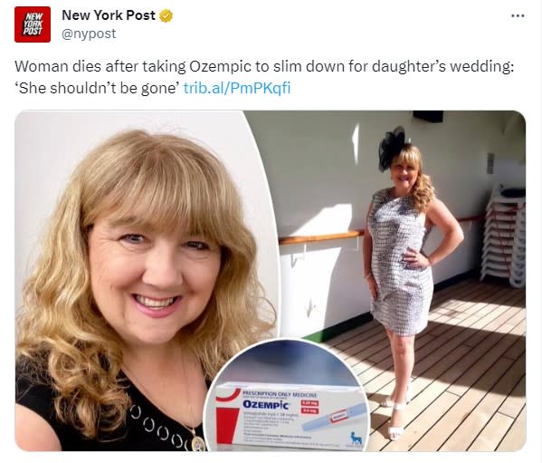 澳洲婦人半年瘦16公斤意外暴斃。（圖／翻攝自Twitter）