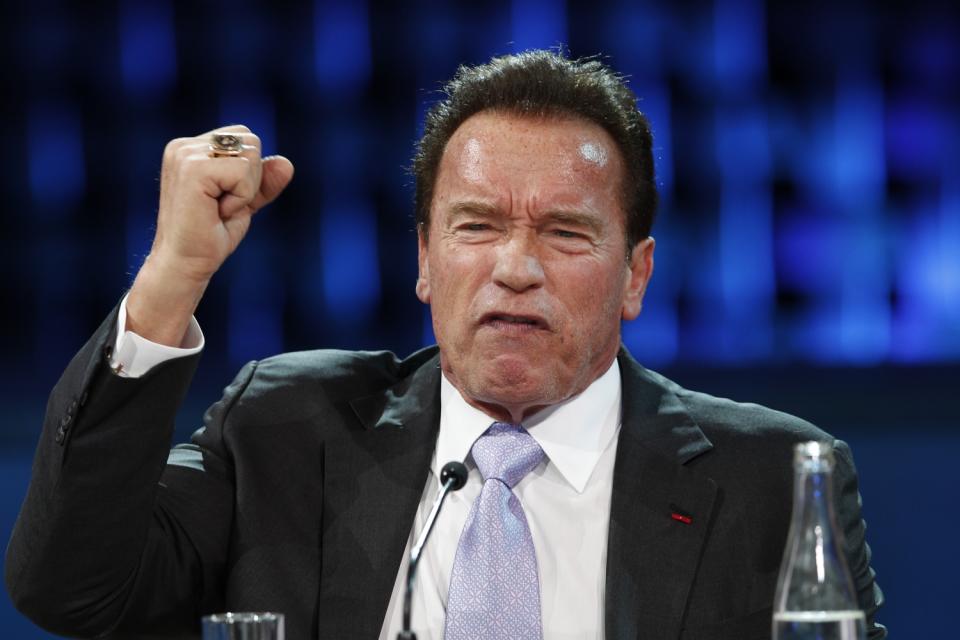 Schwarzenegger putzt den US-Präsidenten herunter. (Symbolbild: AP Photo)