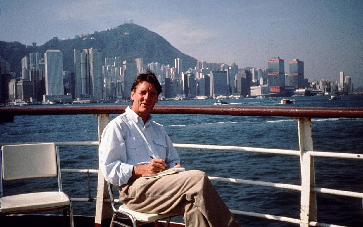 Michael Palin presenting Around the World in 80 Days