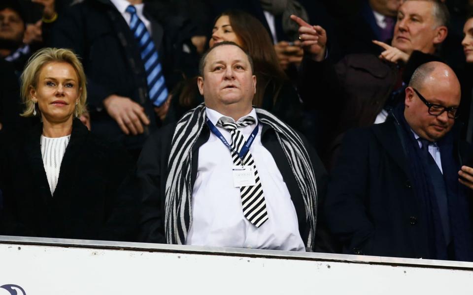 Flying away: Magpies owner Mike Ashley has put the Toon Army up for sale