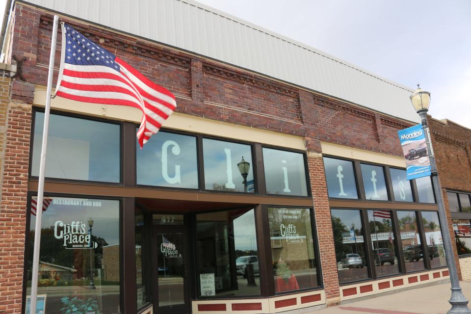 Cliff's Place sits on Main Street in Manning, Iowa. The restaurant won the Iowa Pork Producers Association best breaded pork tenderloin contest for 2023.