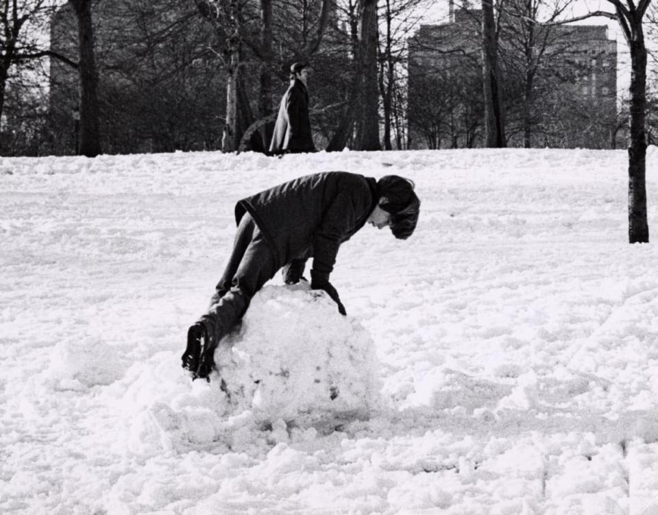 <div class="inline-image__caption"><p>John F. Kennedy Jr. during John Kennedy Jr. & Caroline Kennedy Sledding In Central Park at Central Park in New York City, New York, United States. </p></div> <div class="inline-image__credit">Ron Galella / Ron Galella Collection / Getty </div>