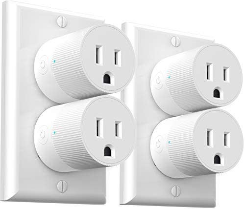 Amysen Smart Plugs with Alexa and Google Assistant (4 Pack)