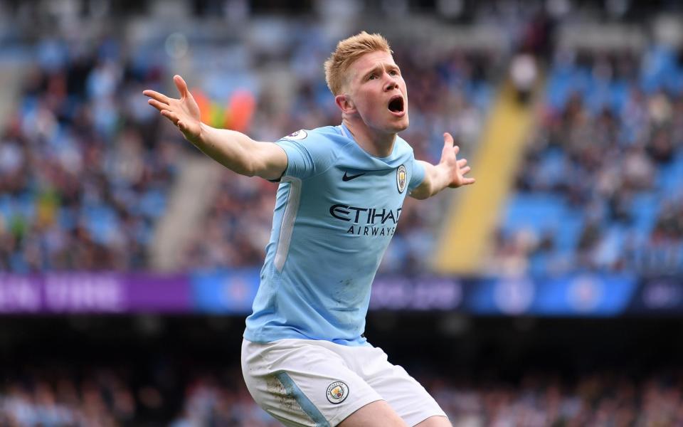 Kevin De Bruyne fired in a rocket to make it 3-0 - Getty Images Europe