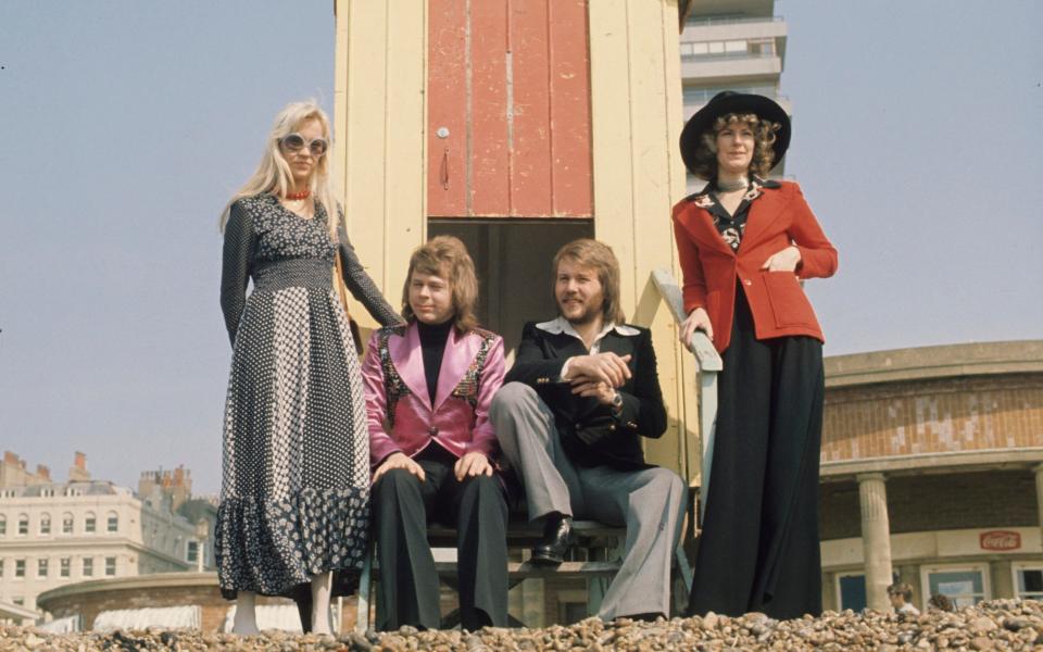 Swedish pop group Abba, winners of the 1974 Eurovision Song Contest