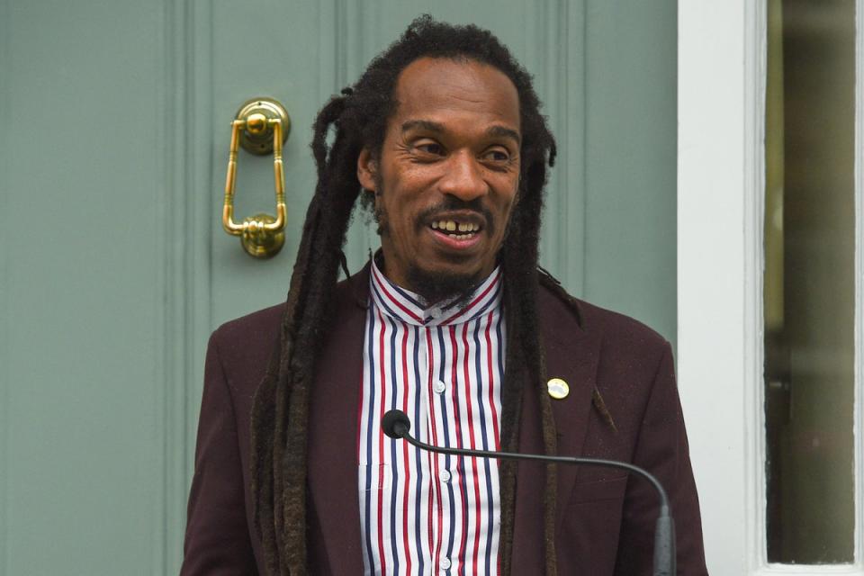 Benjamin Zephaniah died on 7 December, eight weeks after being diagnosed with a brain tumour (PA)